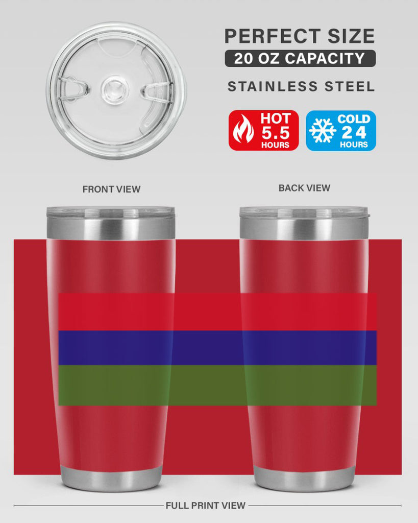 Gambia 135#- world flags- Tumbler
