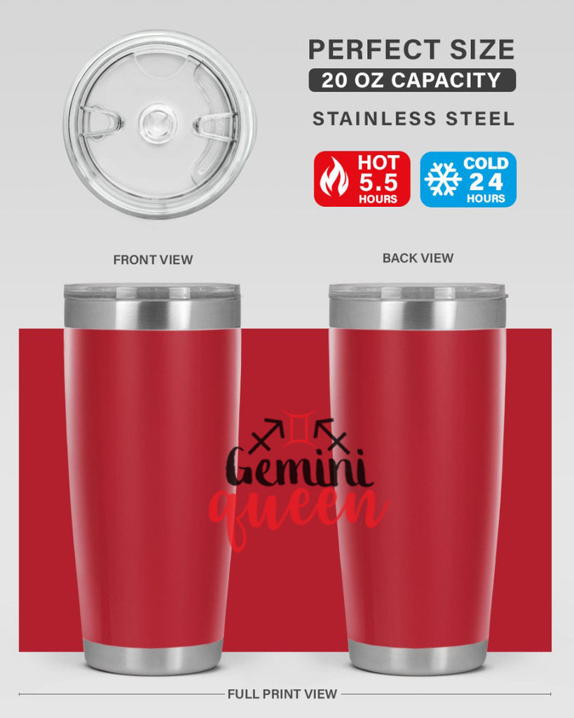 Gemini queen 215#- zodiac- Tumbler