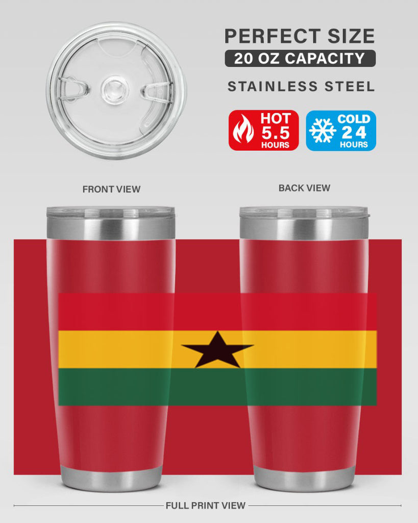 Ghana 132#- world flags- Tumbler