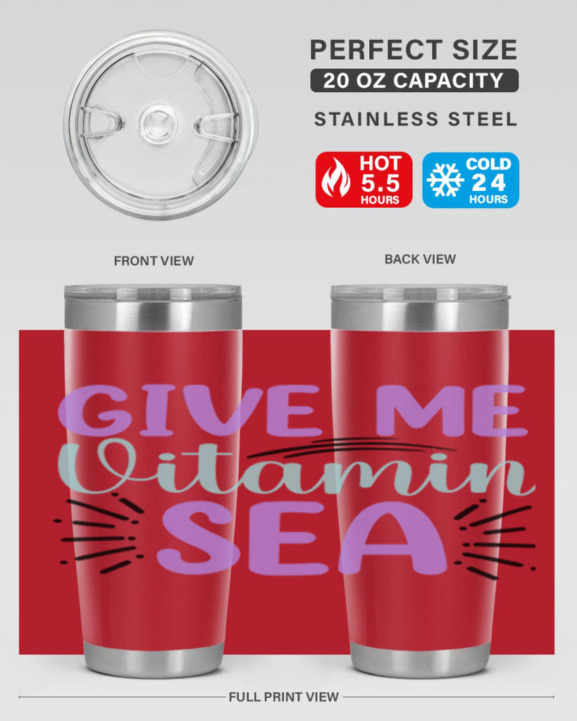 Give Me Vitamin Sea 189#- mermaid- Tumbler