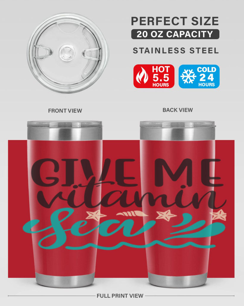 Give me vitamin sea 190#- mermaid- Tumbler