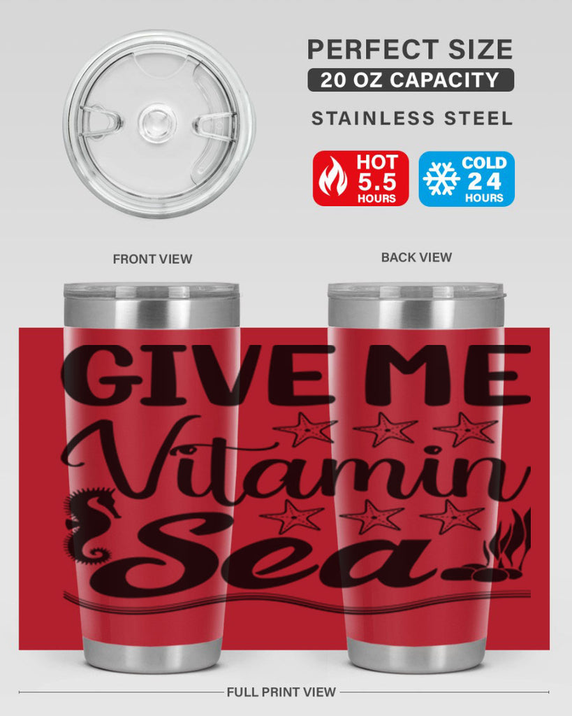 Give me vitamin sea 193#- mermaid- Tumbler