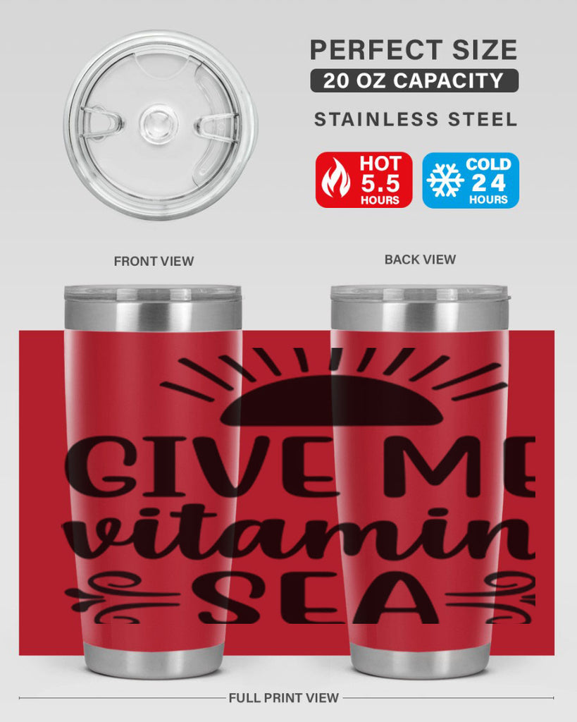 Give me vitamin sea 195#- mermaid- Tumbler