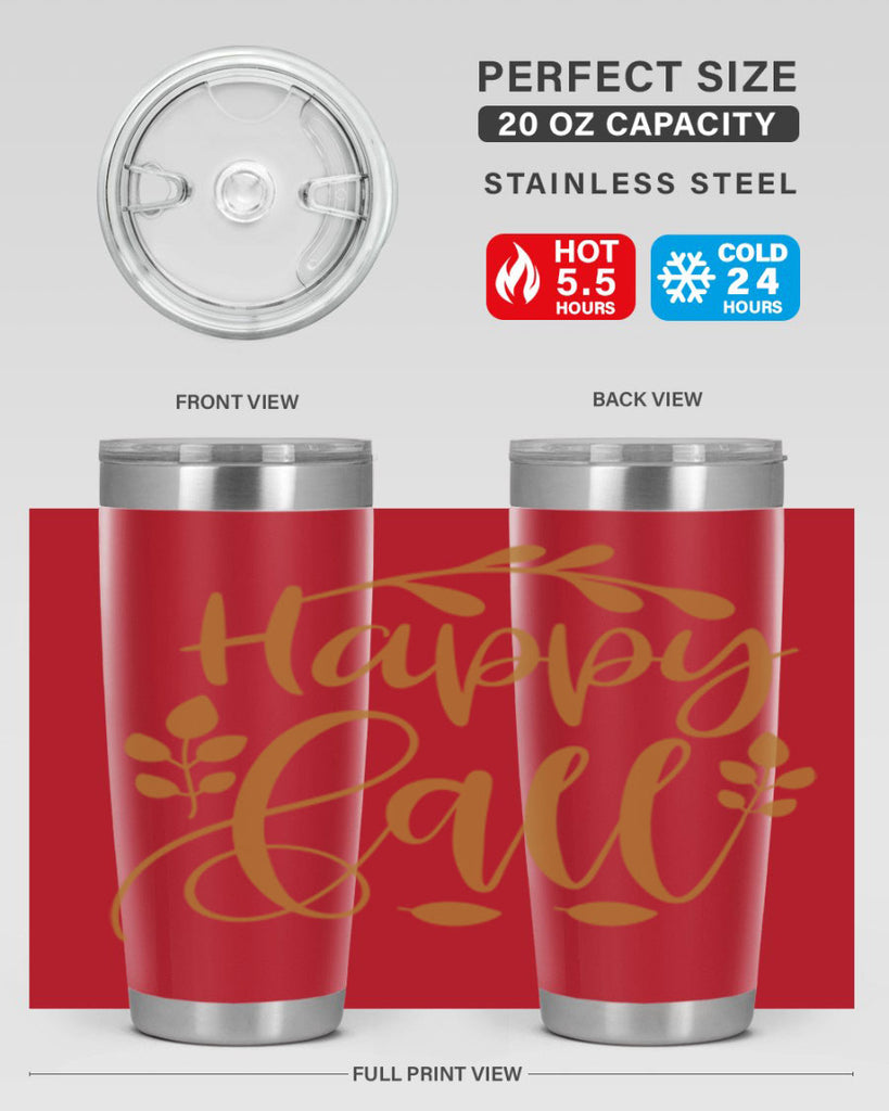 Happy Fall 236#- fall- Tumbler