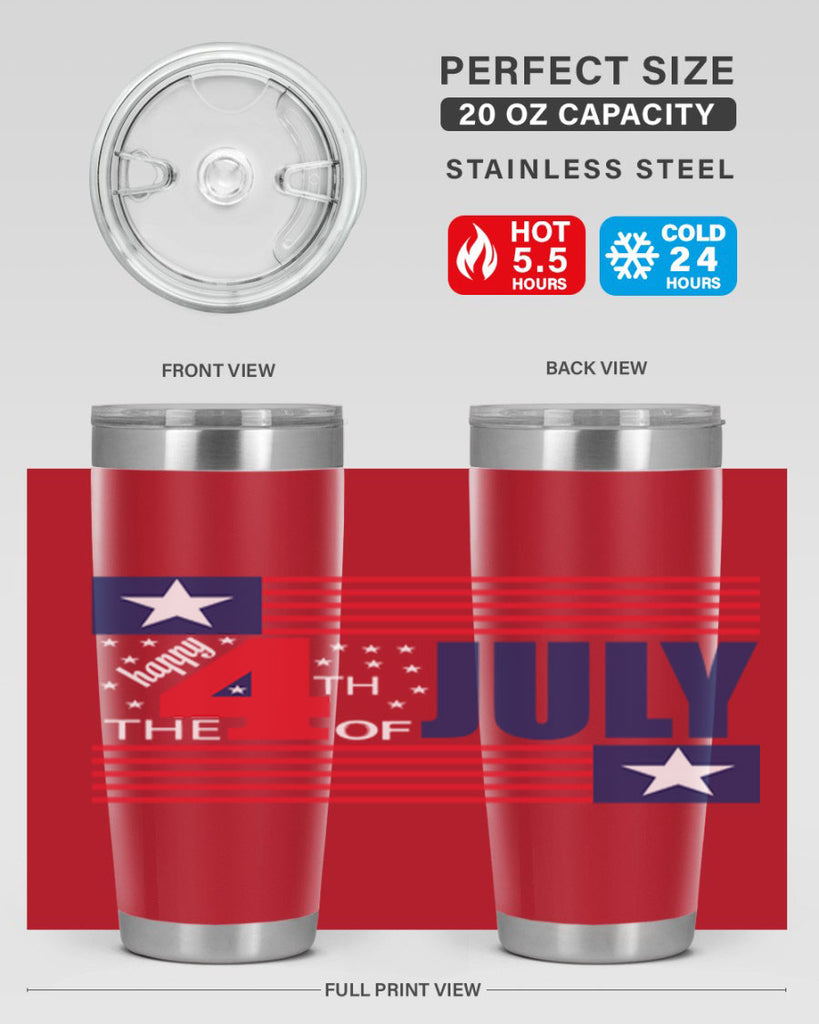 Happy th july Style 100#- Fourt Of July- Tumbler