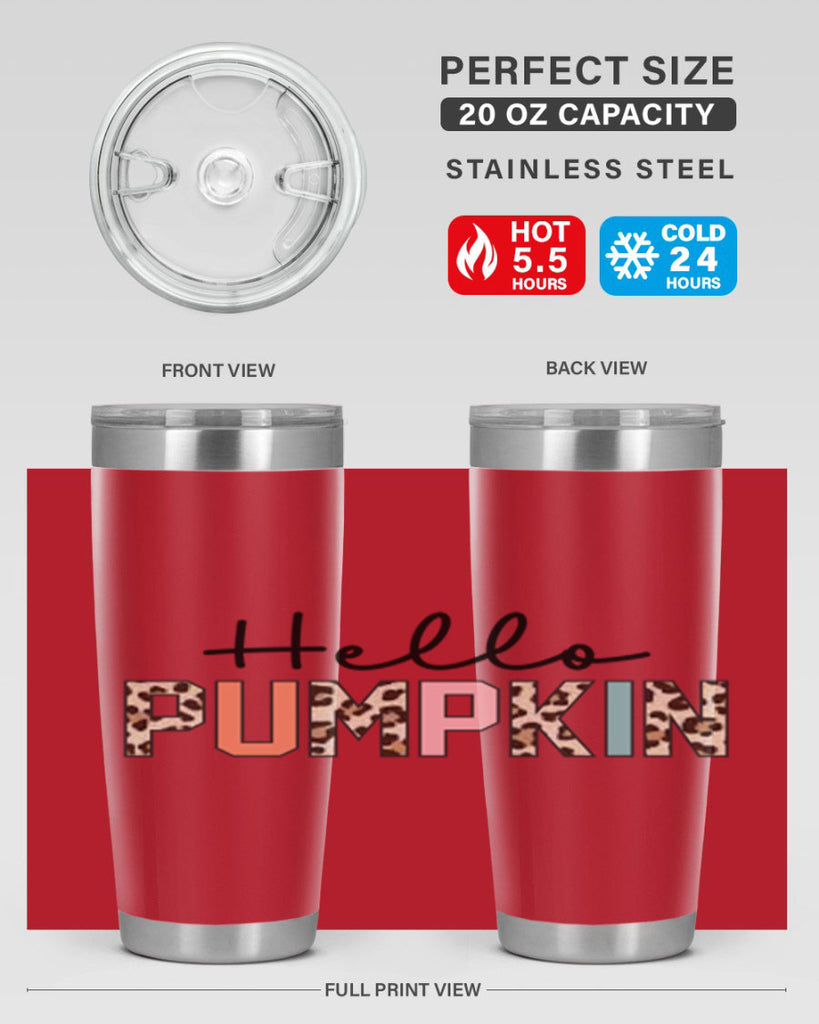 Hello pumpkin 289#- fall- Tumbler