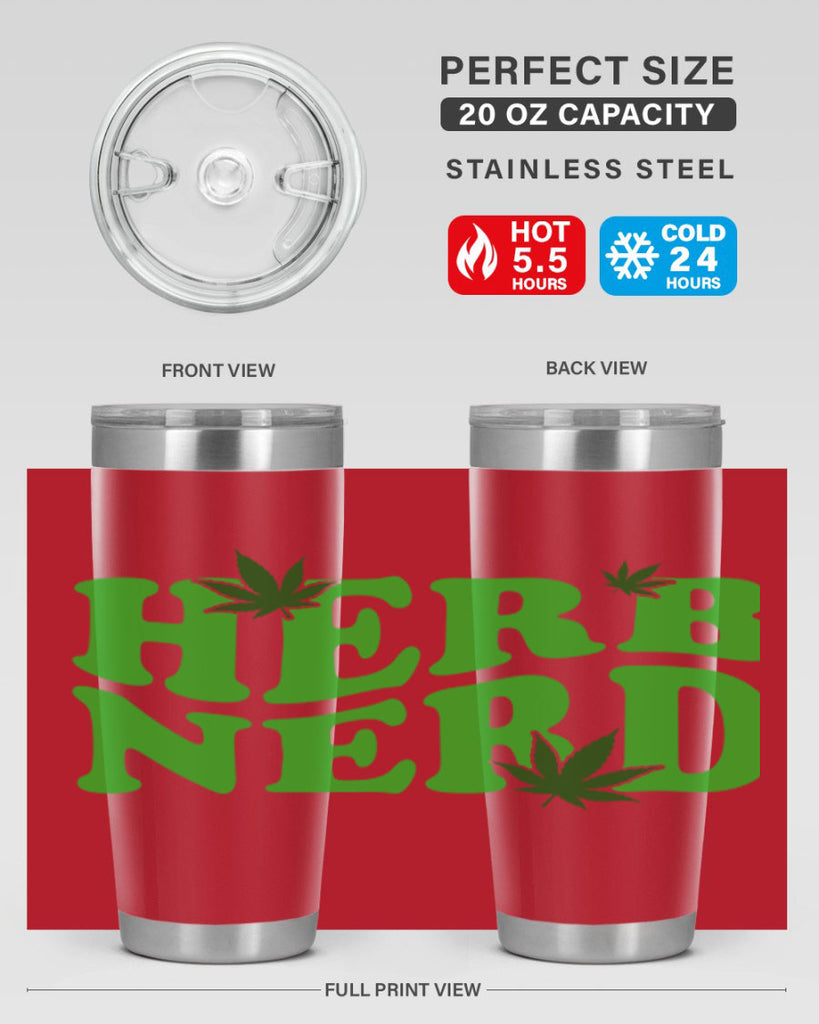 Herd Nerd 110#- marijuana- Tumbler