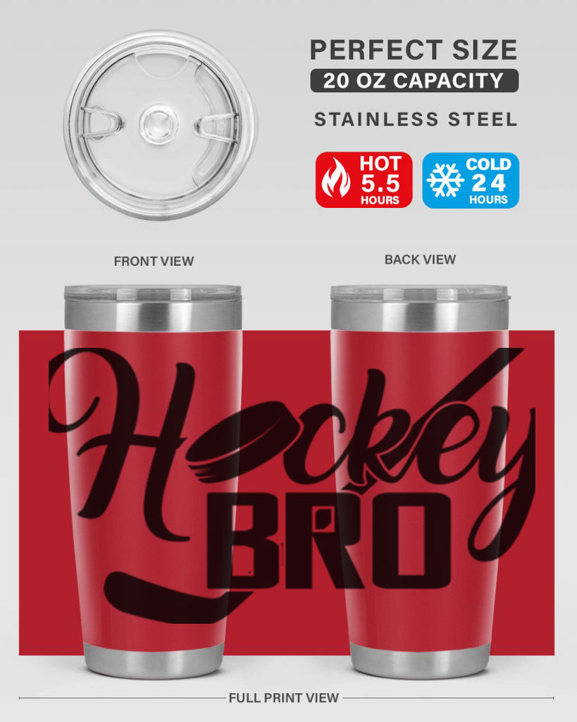 Hockey bro 1190#- hockey- Tumbler