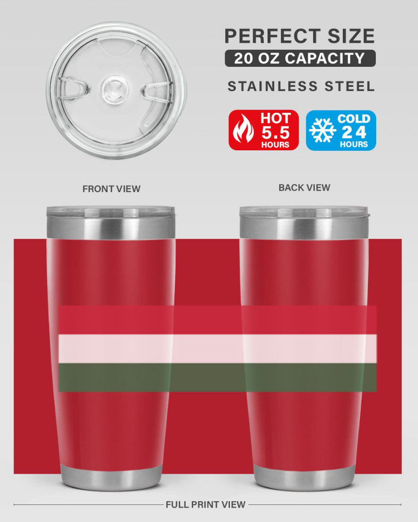 Hungary 123#- world flags- Tumbler
