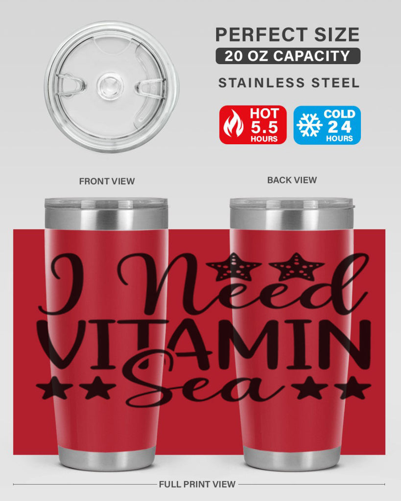 I Need Vitamin Sea 232#- mermaid- Tumbler