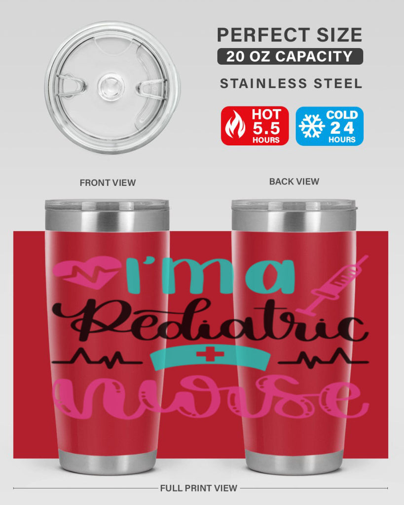 Im A Pediatric Nurse Style Style 155#- nurse- tumbler
