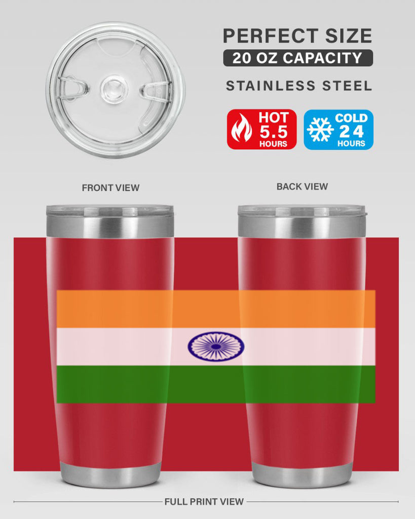 India 121#- world flags- Tumbler