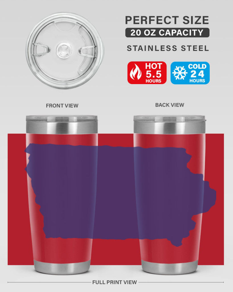 Iowa 36#- stateflags- Tumbler