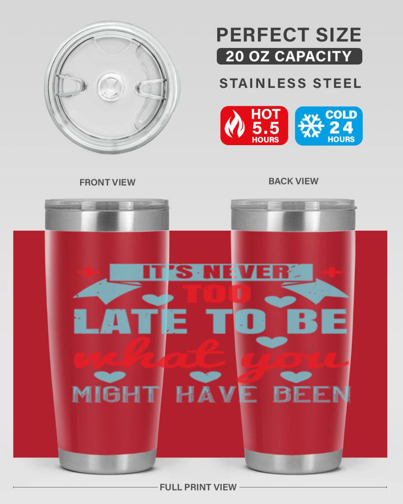 It’s never too late to be what you might have been Style 303#- nurse- tumbler