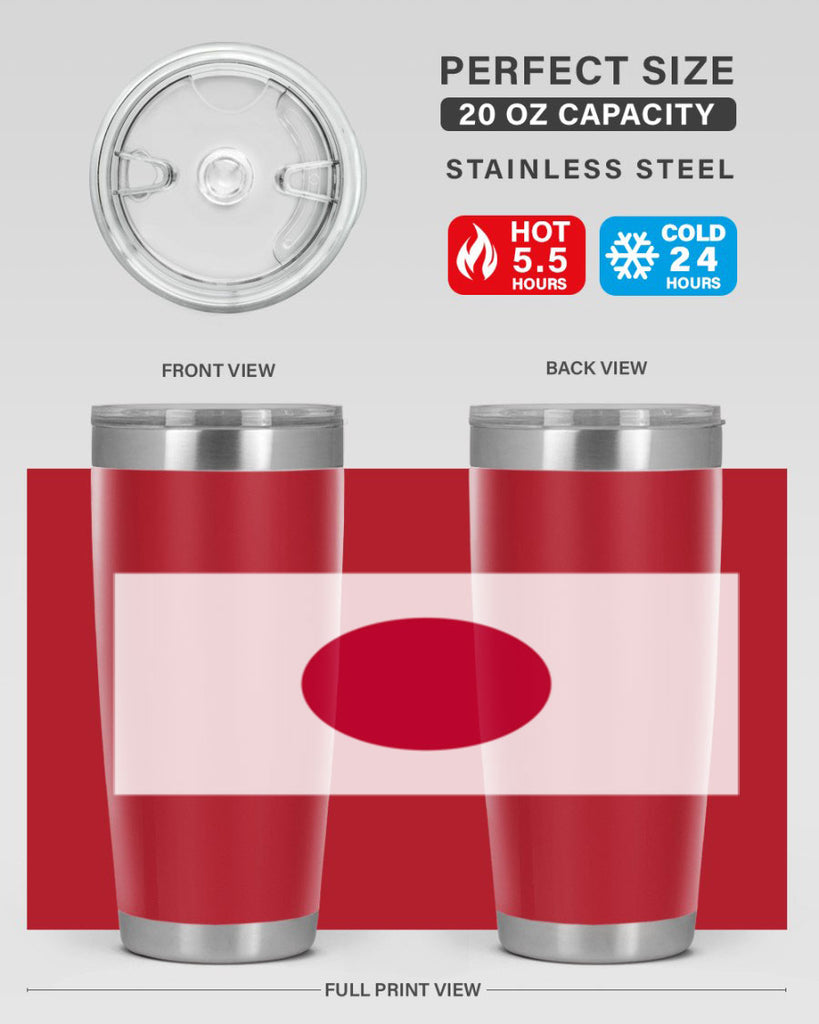Japan 113#- world flags- Tumbler