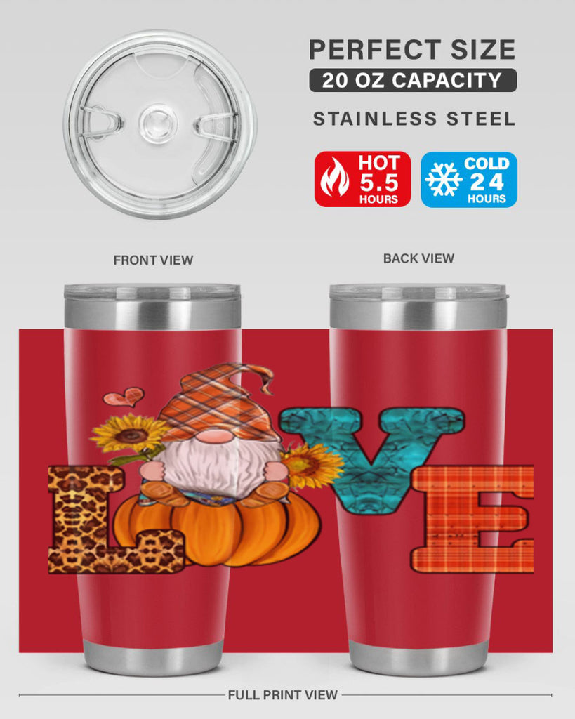 LOVEFallGnome 417#- fall- Tumbler