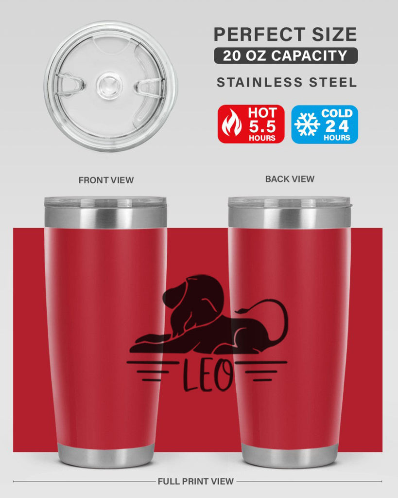 Leo 288#- zodiac- Tumbler