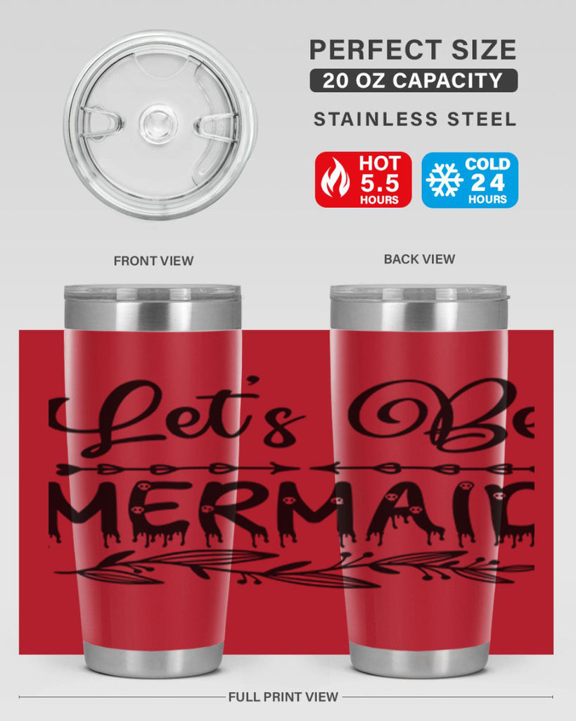 Lets be mermaid 292#- mermaid- Tumbler