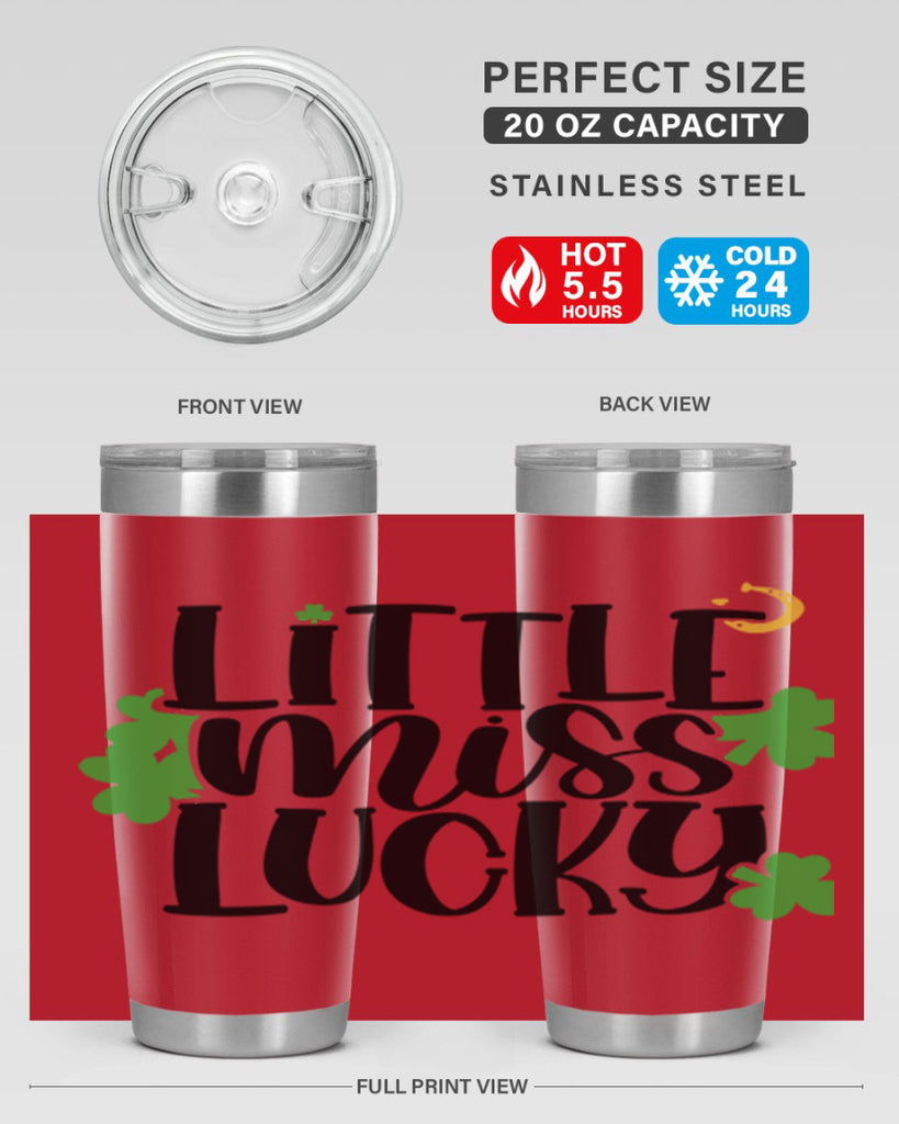 Little Miss Lucky Style 68#- St Patricks Day- Tumbler