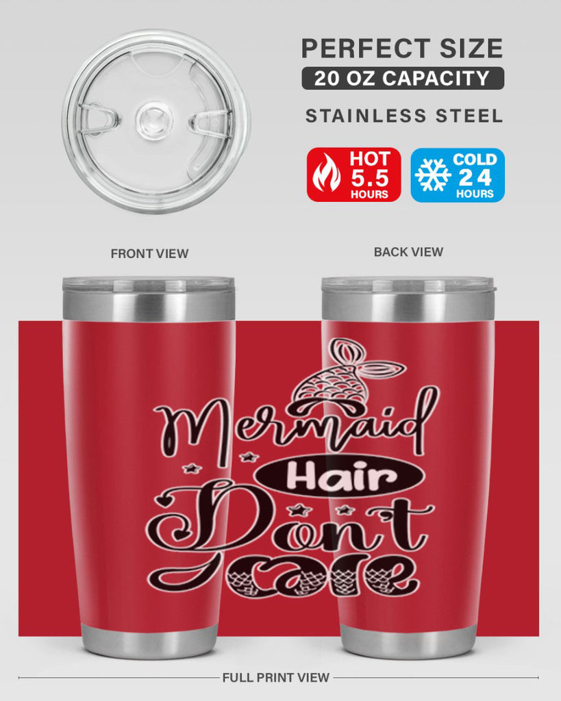 Mermaid Hair Dont Care 407#- mermaid- Tumbler