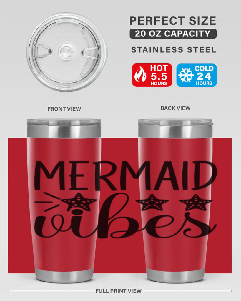 Mermaid Vibes 457#- mermaid- Tumbler