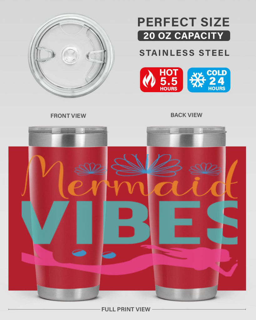 Mermaid Vibes Design 465#- mermaid- Tumbler