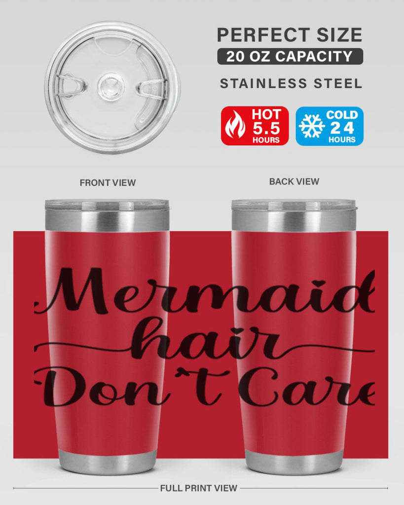 Mermaid hair dont care 412#- mermaid- Tumbler