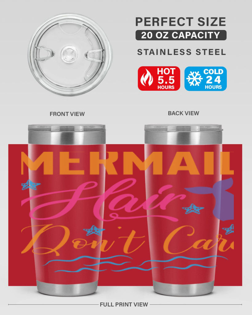 Mermaid hair dont care 414#- mermaid- Tumbler