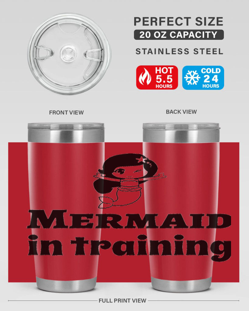 Mermaid in training 422#- mermaid- Tumbler