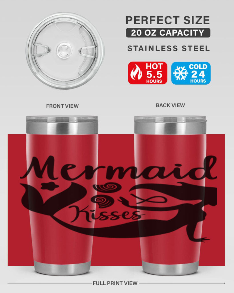 Mermaid kisses design 428#- mermaid- Tumbler