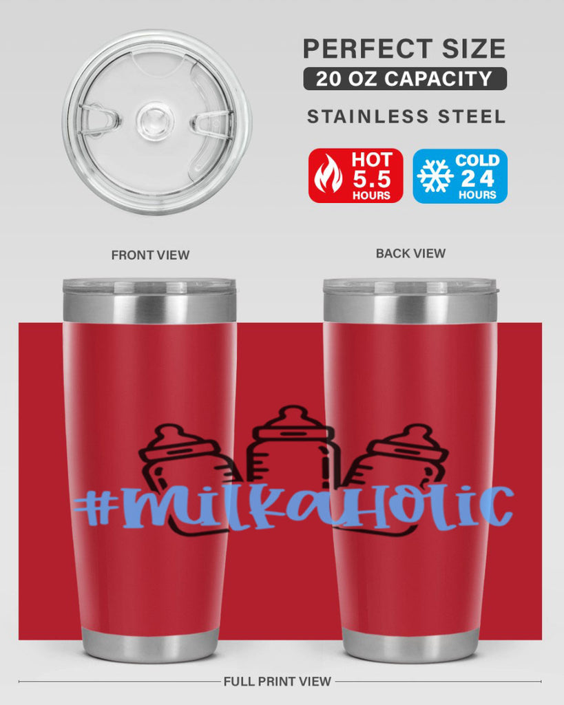 Milkaholic Style 46#- baby- tumbler