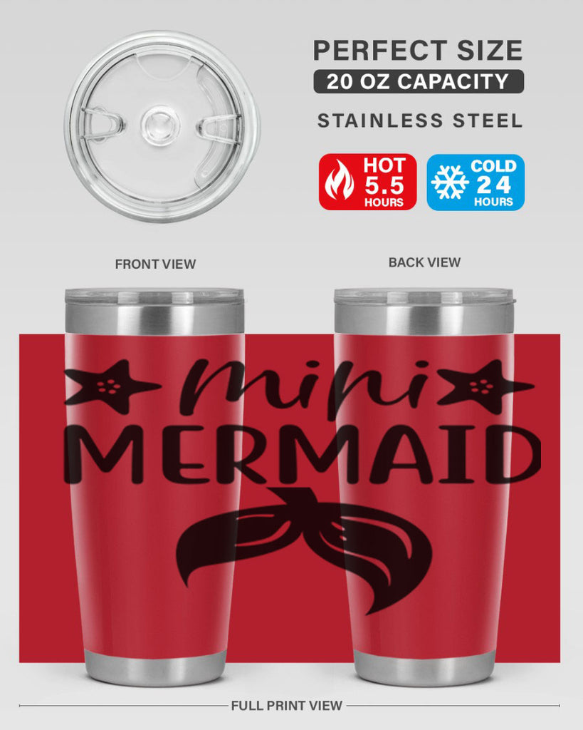 Mini mermaid 511#- mermaid- Tumbler