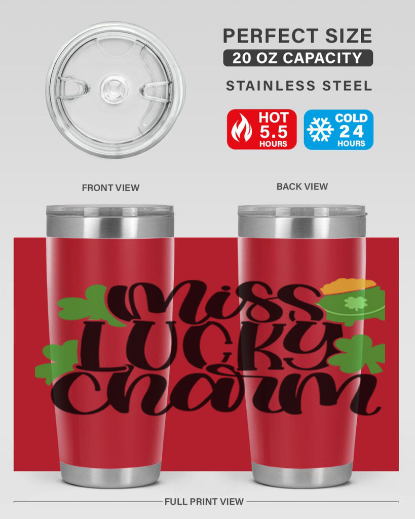 Miss Lucky Charm Style 48#- St Patricks Day- Tumbler