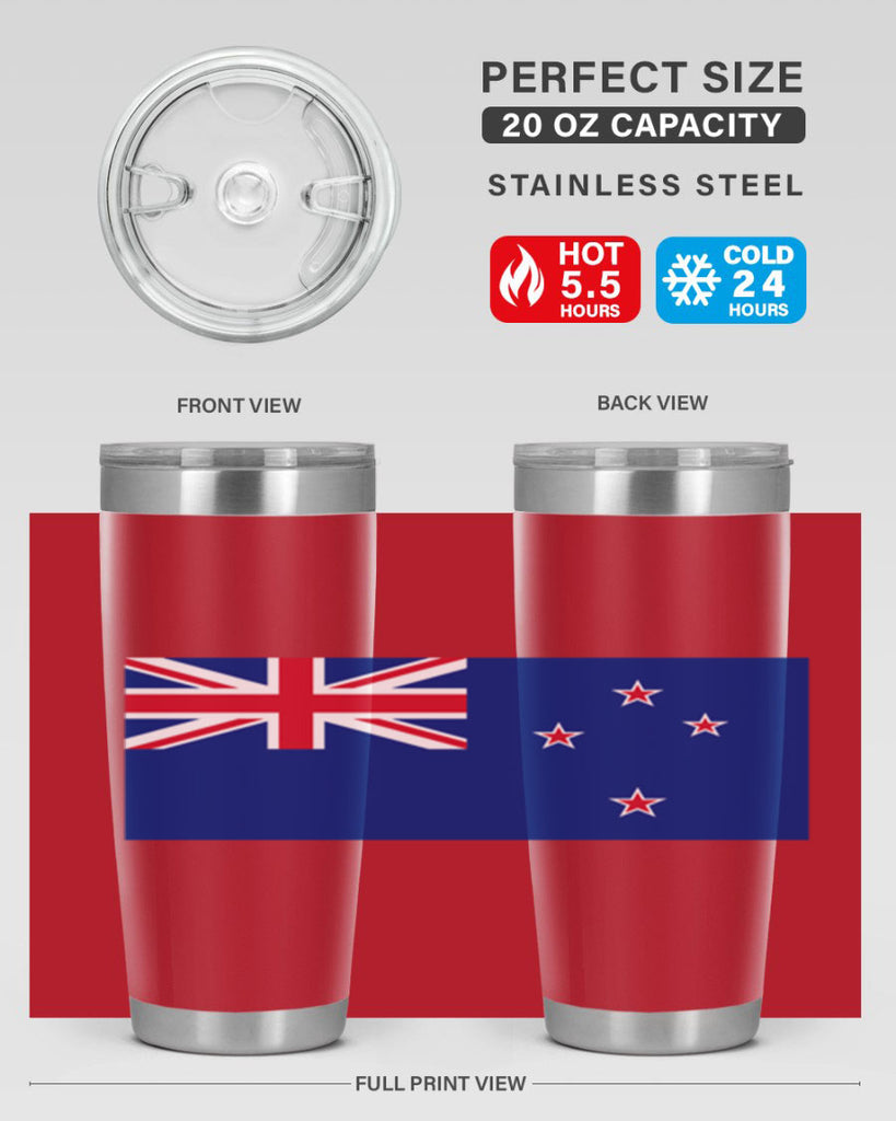 New Zealand 74#- world flags- Tumbler