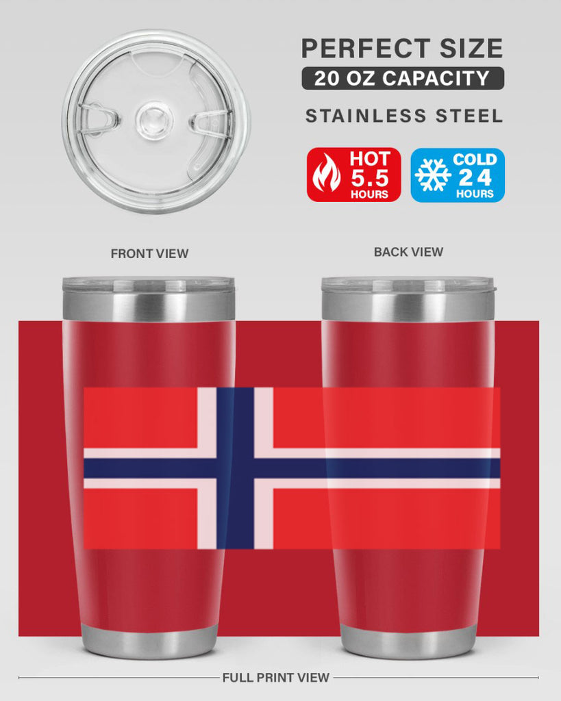 Norway 68#- world flags- Tumbler