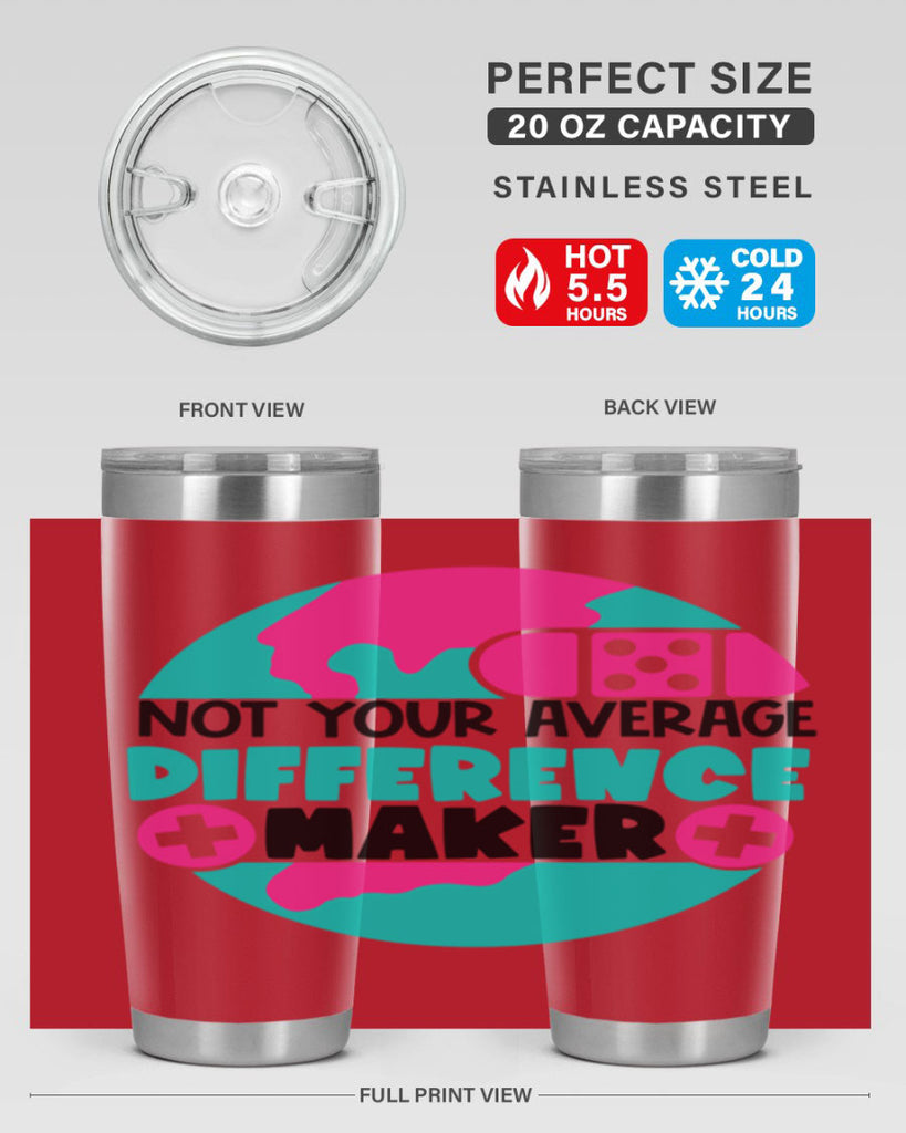 Not Your Averange Difference Maker Style Style 122#- nurse- tumbler