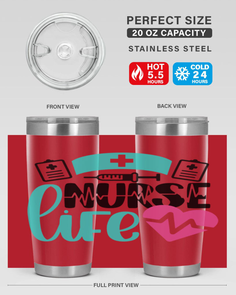 Nurse Life Style Style 106#- nurse- tumbler