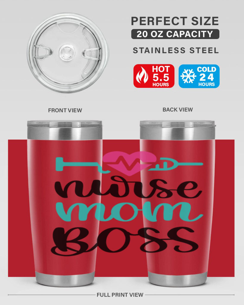 Nurse Mom Boss Style Style 101#- nurse- tumbler