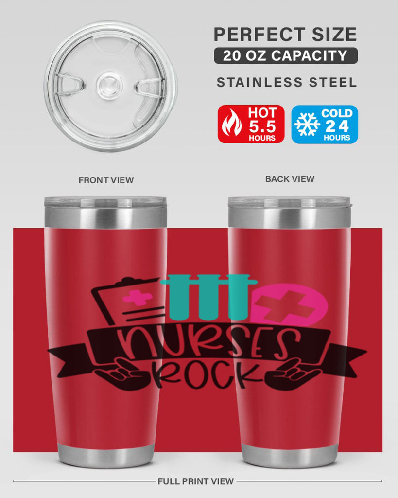 Nurses Rock Style Style 78#- nurse- tumbler