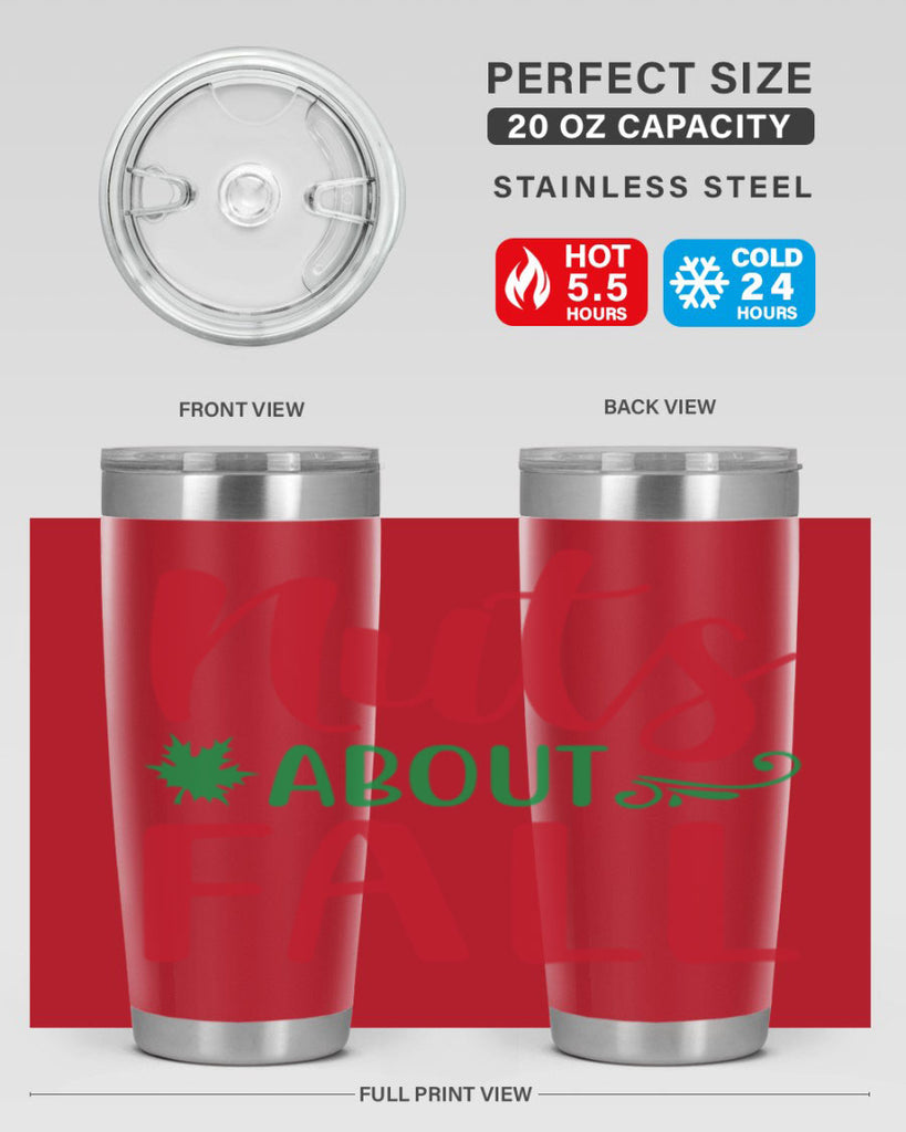 Nuts About Fall 443#- fall- Tumbler