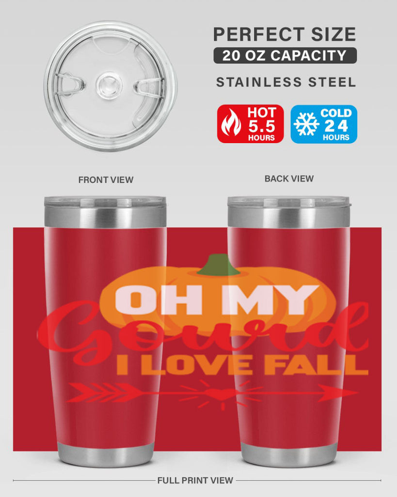 OhMyGourdILove 459#- fall- Tumbler