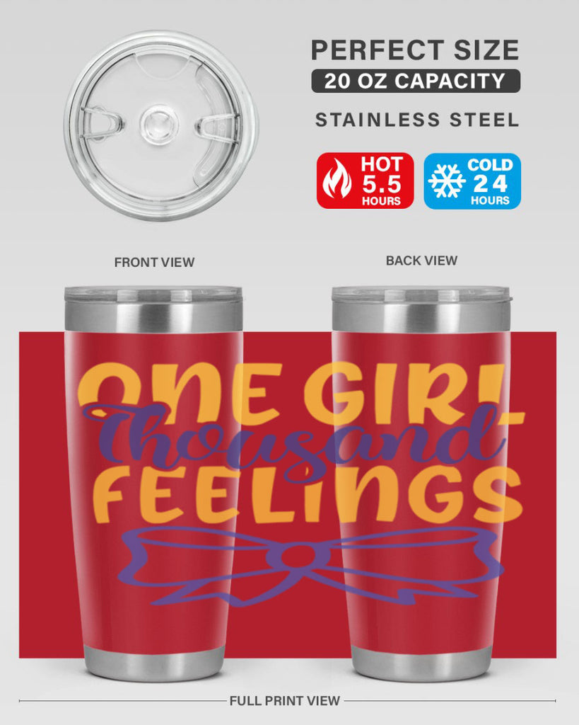One Girl Thousand Feelings Style 208#- baby- tumbler