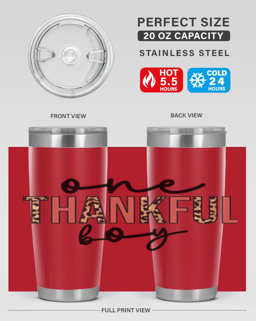 One thankful boy 462#- fall- Tumbler