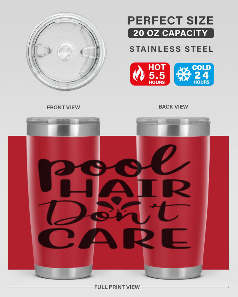 Pool hair dont care 544#- mermaid- Tumbler