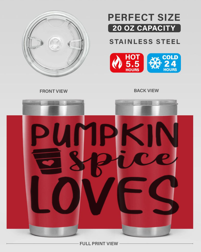 Pumpkin Spice Loves 555#- fall- Tumbler