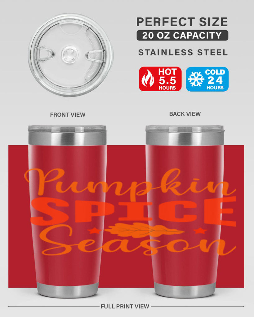 Pumpkin Spice Season Design 557#- fall- Tumbler