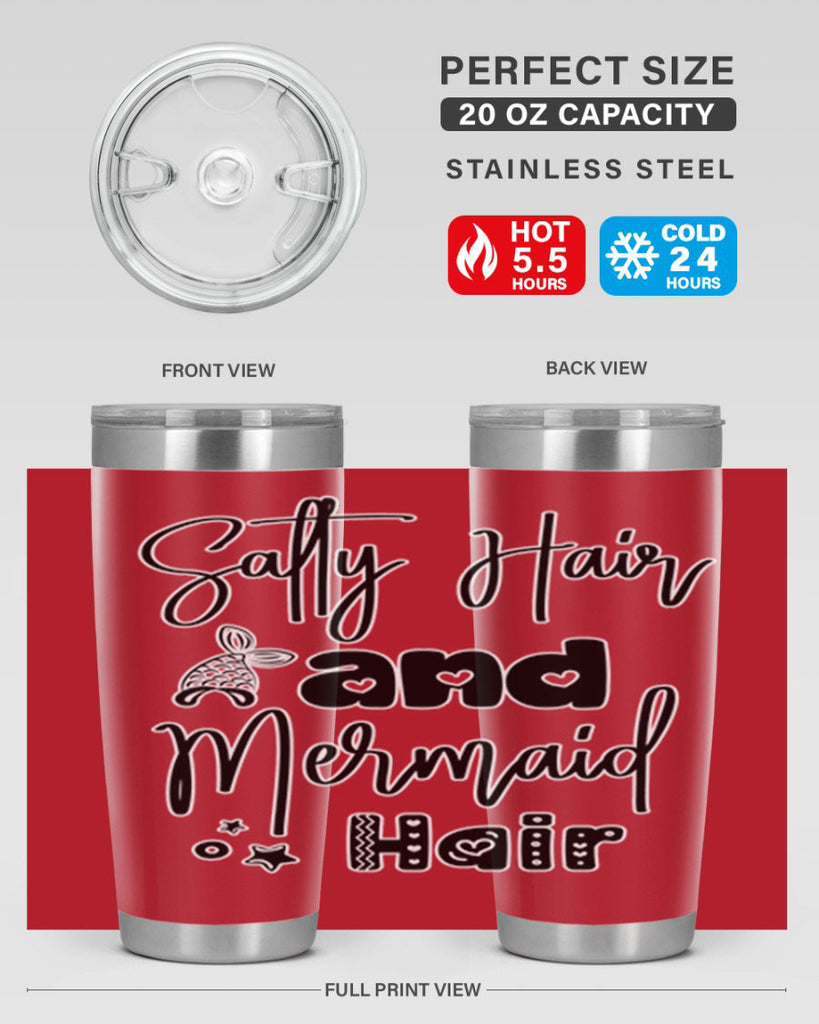 Salty Hair and Mermaid Hair 572#- mermaid- Tumbler