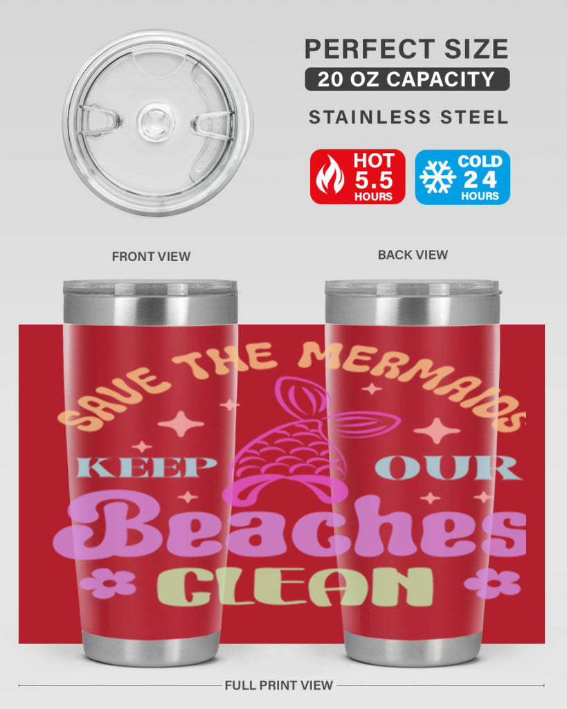 Save The Mermaids Keep Our 577#- mermaid- Tumbler