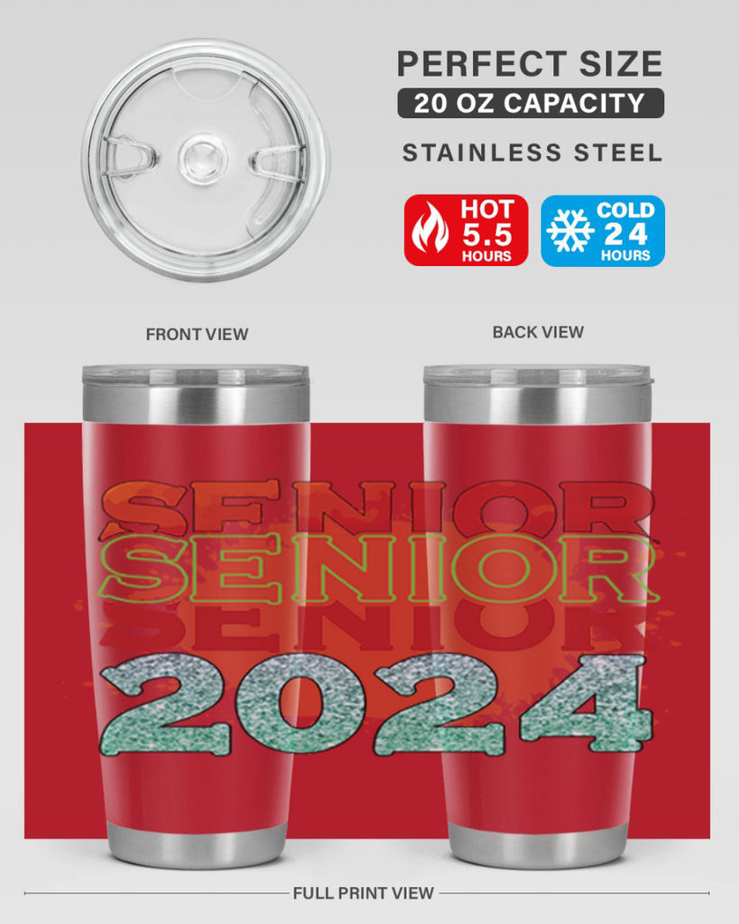 Senior 2024 1 11#- 12th grade- Tumbler