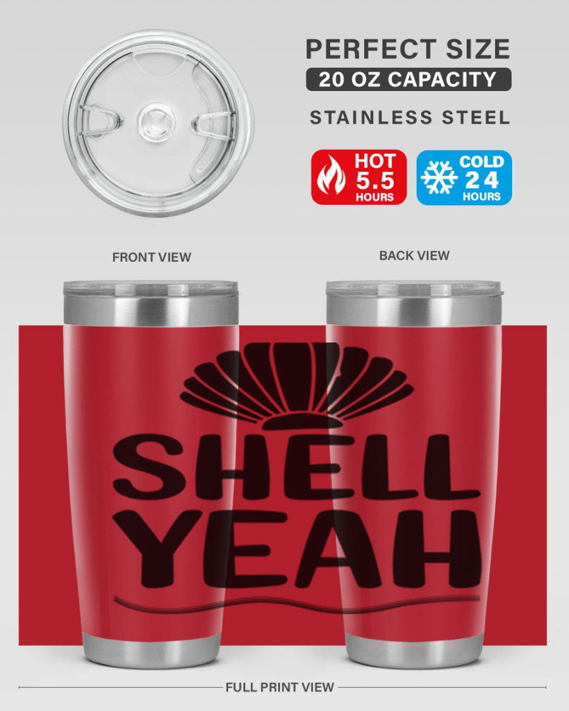 Shell yeah 597#- mermaid- Tumbler